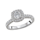 Lavie Halo Diamond Engagement Ring
