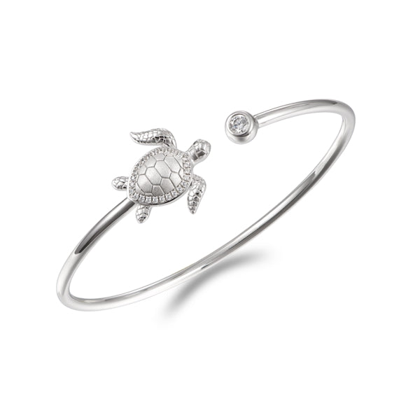 sterling silver Turtle Bangle