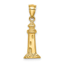 14K Lighthouse Pendant