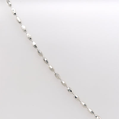 Rice Bead Diamond Cut Chain