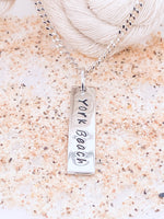 York Beach Sterling Silver Necklace