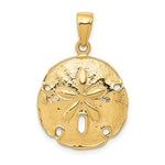 14K Sand Dollar Pendant