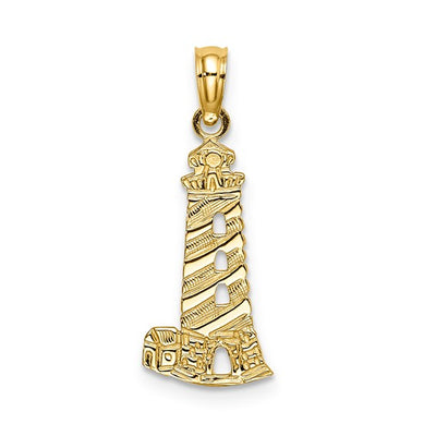 14K Lighthouse Charm