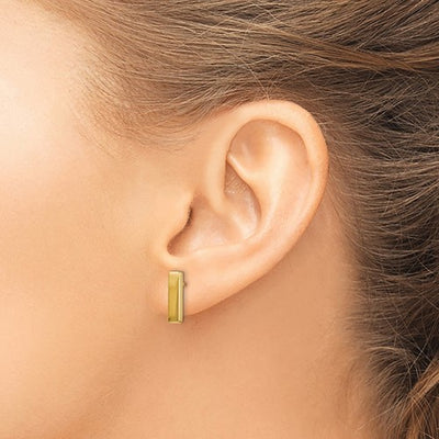 Leslie's 14K Post Bar Earrings