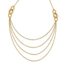 Leslie's 14K Four Layer Rope Chain Necklace 18"