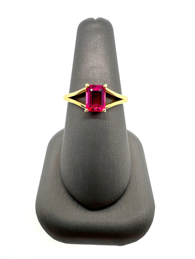 Pink Tourmaline Ring