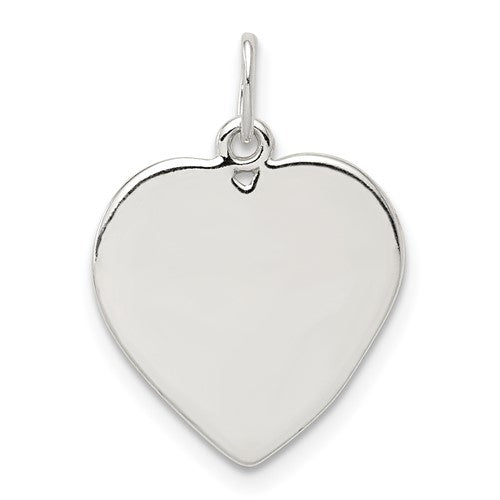 Sterling Silver Heart Charm - Small