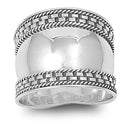 sterling silver ring bali design
