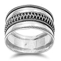 sterling silver bali plain ring