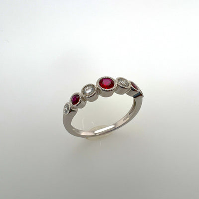 Ruby and Diamonds Ring