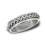 sterling silver spinning ring