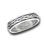 sterling silver spinning ring