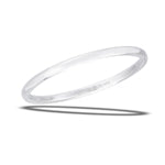 sterling silver 1.55mm high polish band