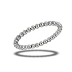 sterling silver 2mm rolling bead ring