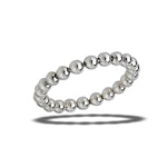 sterling silver 3mm rolling bead ring