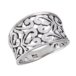 sterling silver filigree ring
