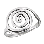 sterling silver sprial ring