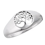 sterling silver tree of life ring