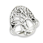 sterling silver tree of life ring
