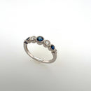 Sapphire and Diamonds Ring