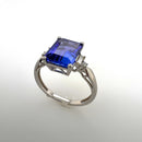 Tanzanite and Diamonds Ring