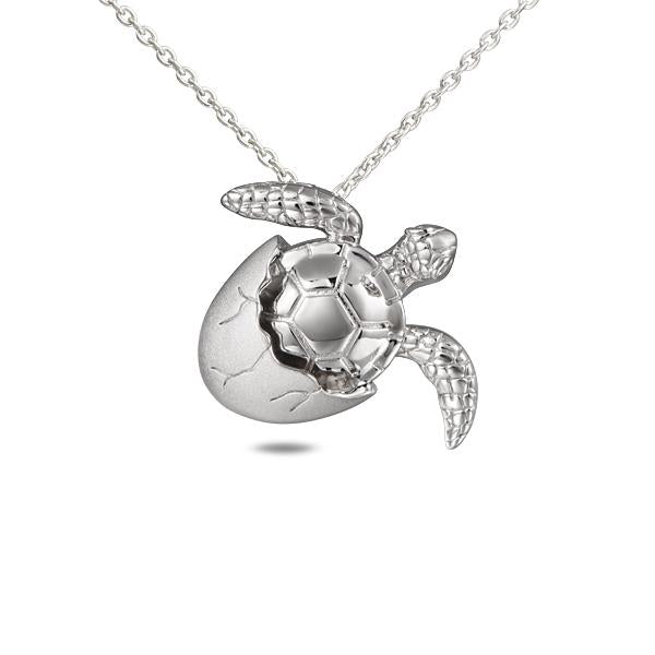 sterling silver Turtle shell pendant