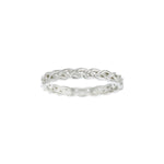 sterling silver braid band ring