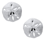 Sand Dollar Stud Earrings - Small