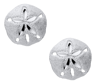 Sand dollar clearance stud earrings