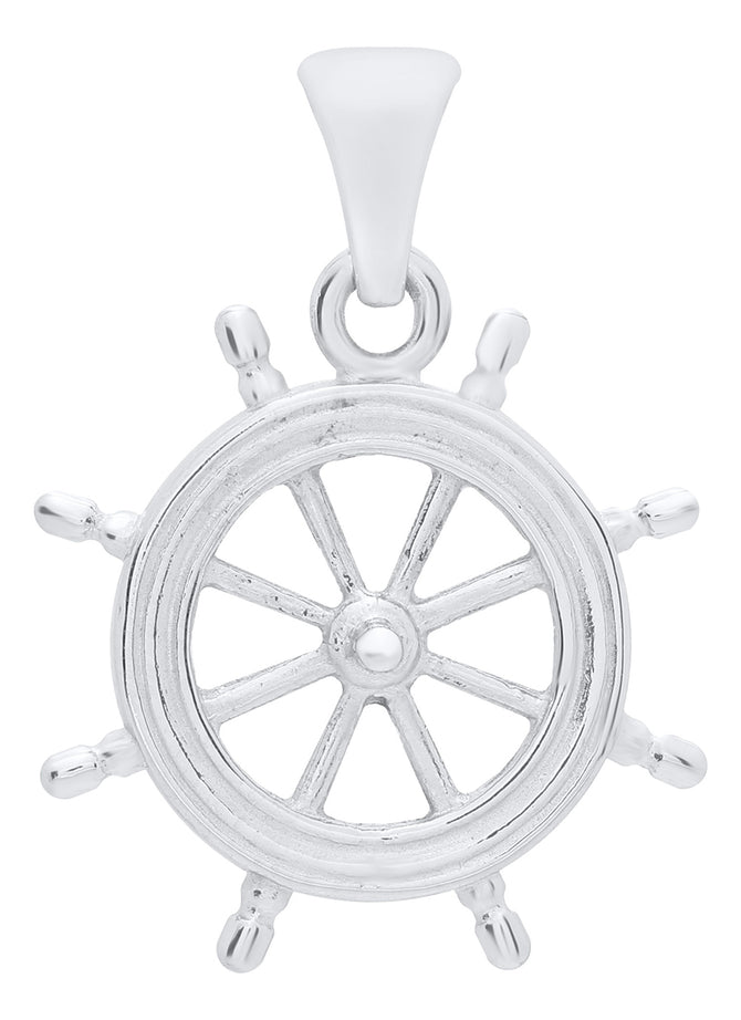 Ship's Wheel Necklace - Small