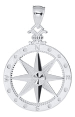 Compass Rose Pendant - Medium