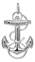Anchor with Rope Necklace