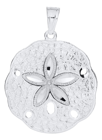 Textured Sand Dollar Necklace