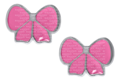 CHILDS PINK BOW EARRING
