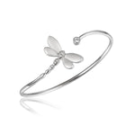 sterling silver Dragonfly Bangle
